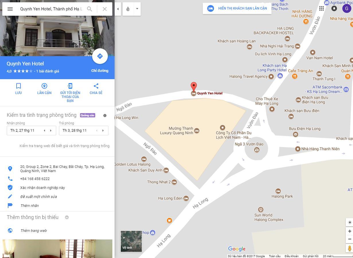 Quynh Yen Hotel Ha Long Exteriör bild